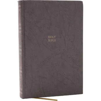 Cizojazyčná kniha KJV Holy Bible: Paragraph-style Large Print Thinline with 43,000 Cross References, Gray Hardcover, Red Letter, Comfort Print: King James Version - Nelson, Thomas