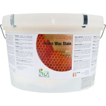 Olej na dřevo LIVOS BODIOS 340.002 vosk na vodní bázi bezbarvý 5 L