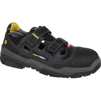 Pracovní obuv SANDÁLY aluminiová tužinka Jalas ANTISLIP 1510 S1 ESD HRO SRC černá-šedá-žlutá 40