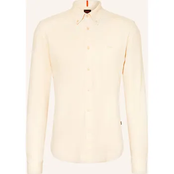 Pánská košile Boss Pánská Žerzejová Košile Myjersey Slim Fit, tmavě žlutá, 40