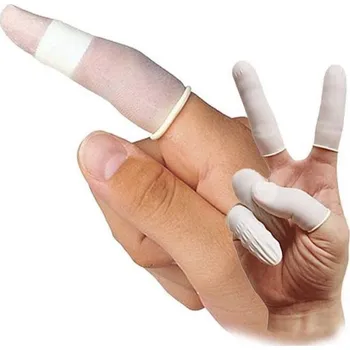 Pracovní rukavice PRSTY antistatiské latex / nepudrované ESD 3W-700 natur 3 (M)