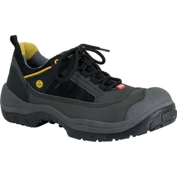 Pracovní obuv POLOBOTKY aluminiová tužinka a nekovová pl., hydro Jalas 3118 S3S ESD černá-šedá-žlutá 46