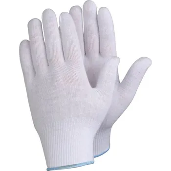 Pracovní rukavice RUKAVICE TEXTILNÍ pletené bavlněné TEGERA 919 bílá 6 (XS)
