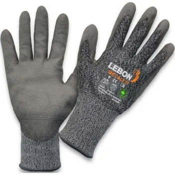 Pracovní rukavice RUKAVICE PROTIŘEZNÉ povrstvené PU METALFIT šedá melé 7 (S)