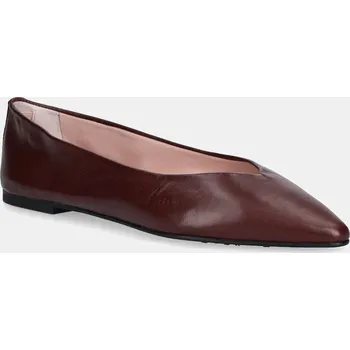 Dámské baleríny Kožené baleríny Pretty Ballerinas TYRA vínová barva, 52775_002 52775.002.9251 93X, EUR 36