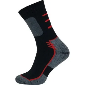 Dámské ponožky Dámské a pánské ponožky TREK 2 | červená 24-25 ( 37-38 )