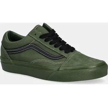 Pánská obuv Semišové tenisky Vans Old Skool VN000D6W2031 zelená 79X, EUR 37