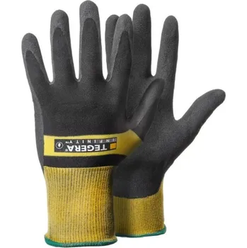 Pracovní rukavice RUKAVICE TEPELNÁ RIZIKA do 100°C TEGERA INFINITY 8802 černá-žlutá 6 (XS)