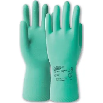Pracovní rukavice RUKAVICE CHEMICKÉ latex LAPREN 706 zelená 10 (XL)