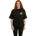 Dámské tričko Meatfly Vexey černá/květiny M