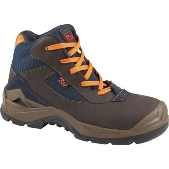 Pracovní obuv OBUV kotník kompozitní tužinka a planžeta, hydrofobní, nM Tech INFINY FLEX S3 ESD SRC modrá-hnědá 48