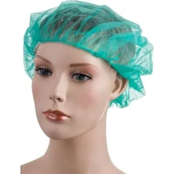 Jednorázový oděv ČEPICE Síťka jednorázová PD-BARET-G zelená L - 53 cm