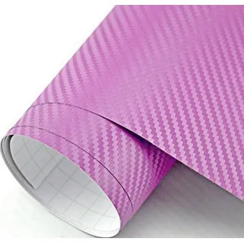 Polep vozidla 3D karbonová folie levandulová (š.1,27m)