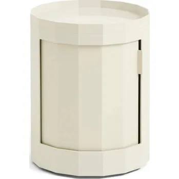Noční stolek HAY Úložný stolek Facet Cabinet Low, eggshell