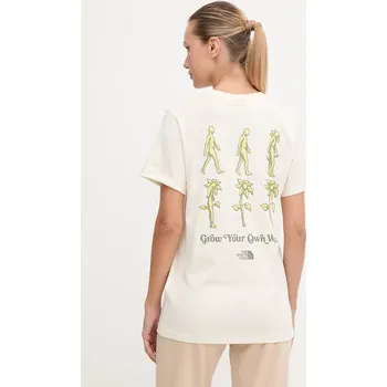 Pánské tričko Bavlněné tričko The North Face Connect Relaxed NF0A8E41QLI1 béžová 01X, vel. XL