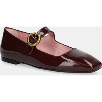 Dámské baleríny Kožené baleríny Pretty Ballerinas Camille vínová barva, 52659_001 52659.001.9301 93X, EUR 37