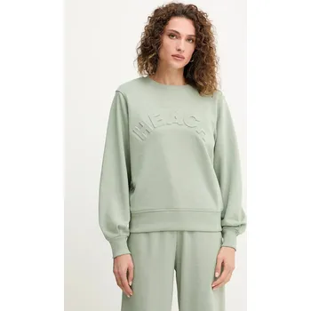 Dámská mikina Mikina Silvian Heach BASSIN dámská, zelená barva, s aplikací, GPA25113FE 97X, vel. L