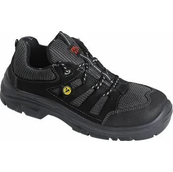 Pracovní obuv POLOBOTKY kompozitní tužinka, nM VENTILO S1 ESD SRC černá-šedá 46