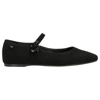 Dámské polobotky Černé Baleríny S Páskem Na Platformě Wojas 4406861 38