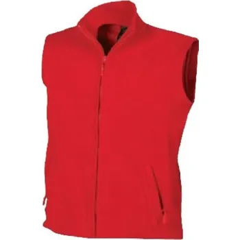 Pracovní zástěra VESTA 100% PES UNI FLEECE červená XL