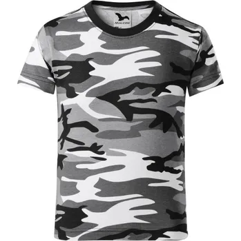 Chlapecké tričko TRIČKO dětské krátký rukáv CAMOUFLAGE 149 camouflage gray 32 158 cm/12 let