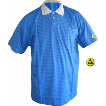 Pánská košile POLOKOŠILE krátký rukáv ESD ATONI s kapsičkou royal 3XL