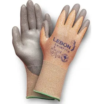 Pracovní rukavice RUKAVICE PROTIŘEZNÉ povrstvené PU SKINFIT oranžová 12 (3XL)