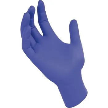 Pracovní rukavice RUKAVICE CHEMICKÉ JEDNORÁZOVÉ nitril/nepudrované EDGE 82-133 (Box 300ks) modrá 7,5-8 (M)