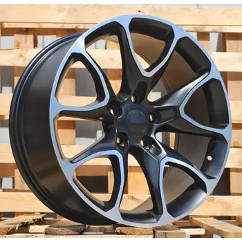 Alu kolo Alu kola Racing Line B1790, 20x9 5x127 ET40, černá matná + leštění