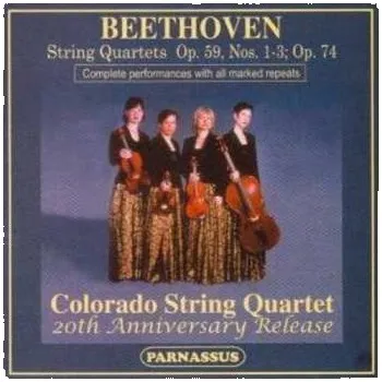 Zahraniční hudba 2CD Ludwig van Beethoven: String Quartets Op. 59, Nos. 1-3, Op. 74 (20th Anniversary Release) 2003
