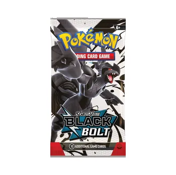 Společenská hra Pokémon TCG: Black Bolt Booster Sealed: Produkt bude zaslán na adresu zabalený.