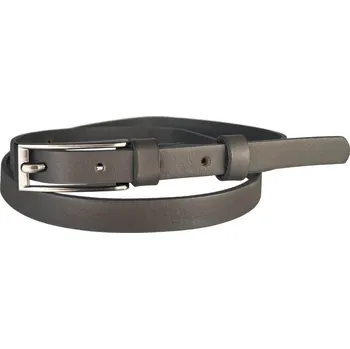 Opasek PENNY BELTS Kožený opasek 15-1-50 šedý - 100 cm