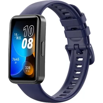 VSECHNONAMOBIL 61935 SILICONE Řemínek pro Huawei Band 8 tmavě modrý