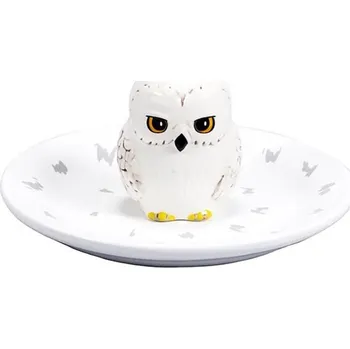 Keramický talířek na šperky Harry Potter: 3D Hedvika (průměr 14 cm|výška 6 cm)