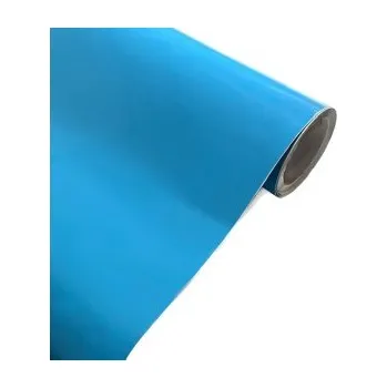 Polep vozidla Lesklá nebeská modrá auto wrap fólie 152x1500cm - interiér/exteriér