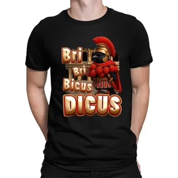 Žertovný předmět Bri Bri Bicus Dicus - pták s malinovým náhrdelníkem - Italian Brainrot - pánské tričko s potiskem- Tričkový.cz