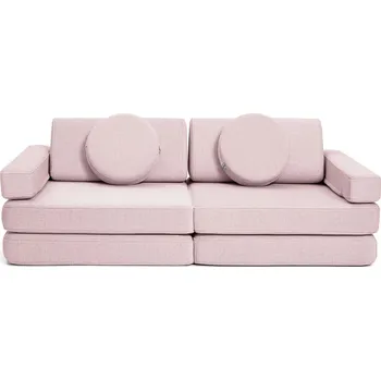 Pohovka Hrací pohovka a bunkr Ultra plyš Soft Pink Shappy - Play Sofa Original MINI