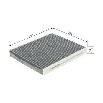 Kabinový filtr Kabinový filtr Rolls-royce GHOST I (RR4) Bosch - V12, V