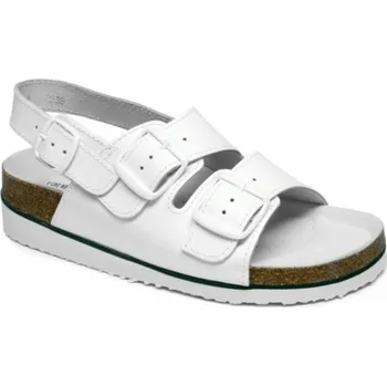 Pracovní obuv SANDÁLY dámské bez špice 1718K SRA BÍLÉ bílá 38
