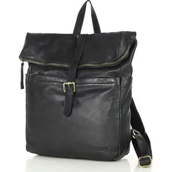 Městský batoh Kožený batoh Marco Mazzini MM107 černá