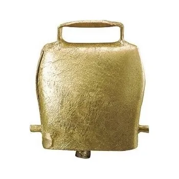 Pastevní zvonec, zvonek pro ovce a kozy plechový rovný 75 mm