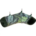 TIAKI Jungle Collection tunel pro malá zvířata - D 36 x Š 25 x V 13 cm, zelená barva