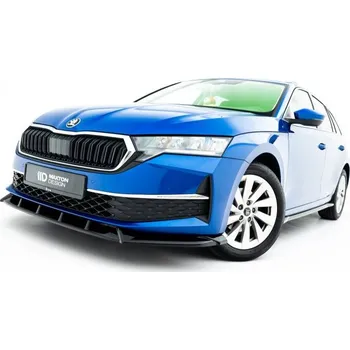 Nárazník Spojler pod nárazník lipa Škoda Octavia Liftback / Combi Mk4 Facelift černý lesklý plast
