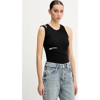 Dámské oblečení Top Karl Lagerfeld Jeans A2W17022 černá 99X, vel. M