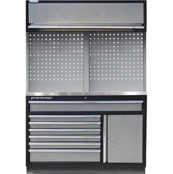 Sestava dílenského nábytku Procarosa PROFI 1371 Pracovní deska:: nerezová