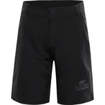 Alpine Pro Bako Dětské softshellové kraťasy KPAE343 černá 164-170