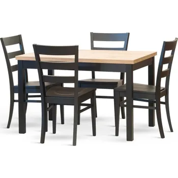 Jídelní set STIMA Jídelní set W21-Viola masiv ROZMĚR: stůl ( d/š/v) 120 x 80 x 76 cm + 4 židle