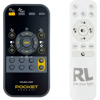 Dálkový ovladač REALITY LEUCHTEN RF6240-01 FLAGA, VISBY, NARVIK, HARSTAD, STRALSUND, FARSUND - dálkový ovladač pro větrák, ventilátor duplikát