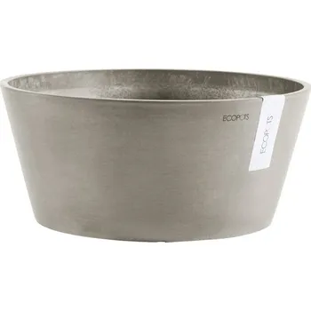 Výsadbová miska Ecopots Frankfurt plastová Ø 41 cm V 18 cm hnědošedá