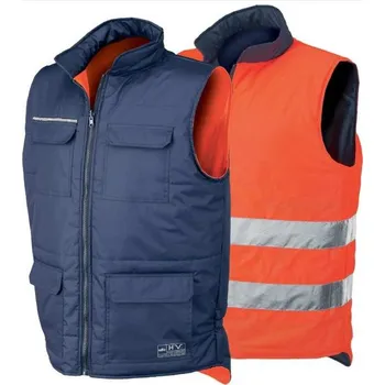 Pracovní zástěra VESTA High Vis 100% PES REVERSE 4069 oranžová fluorescenční/modrá 047 M